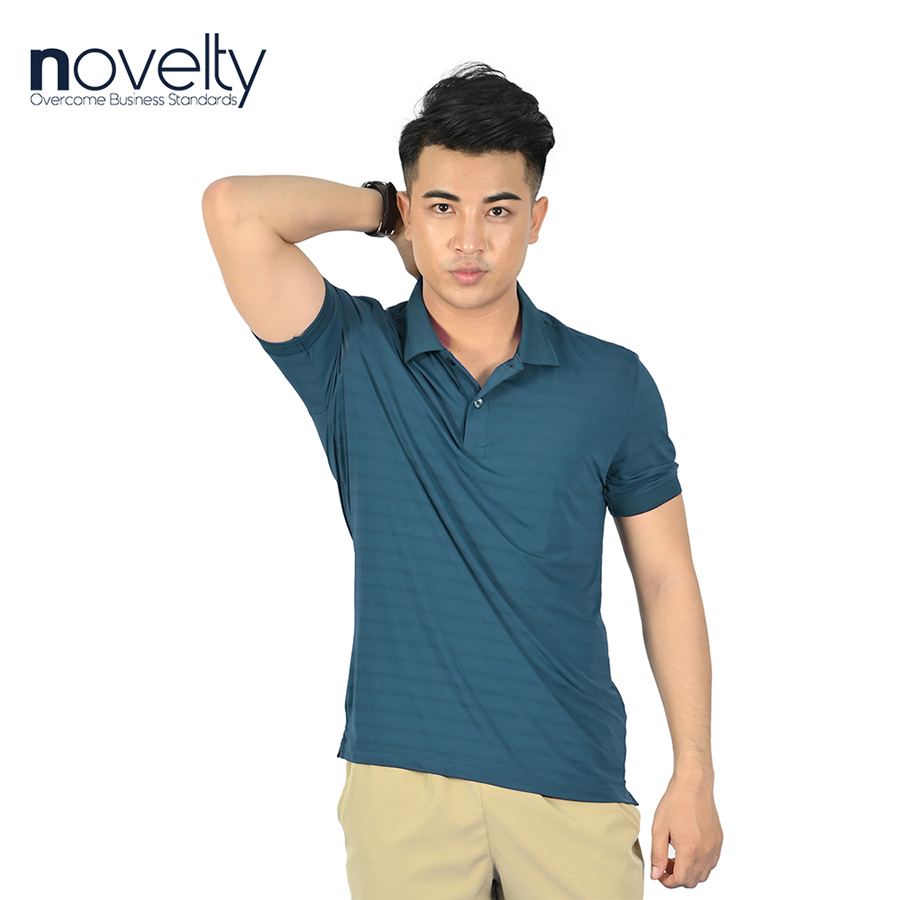 Hình ảnh Áo thun Polo nam Novelty 210057 màu xanh