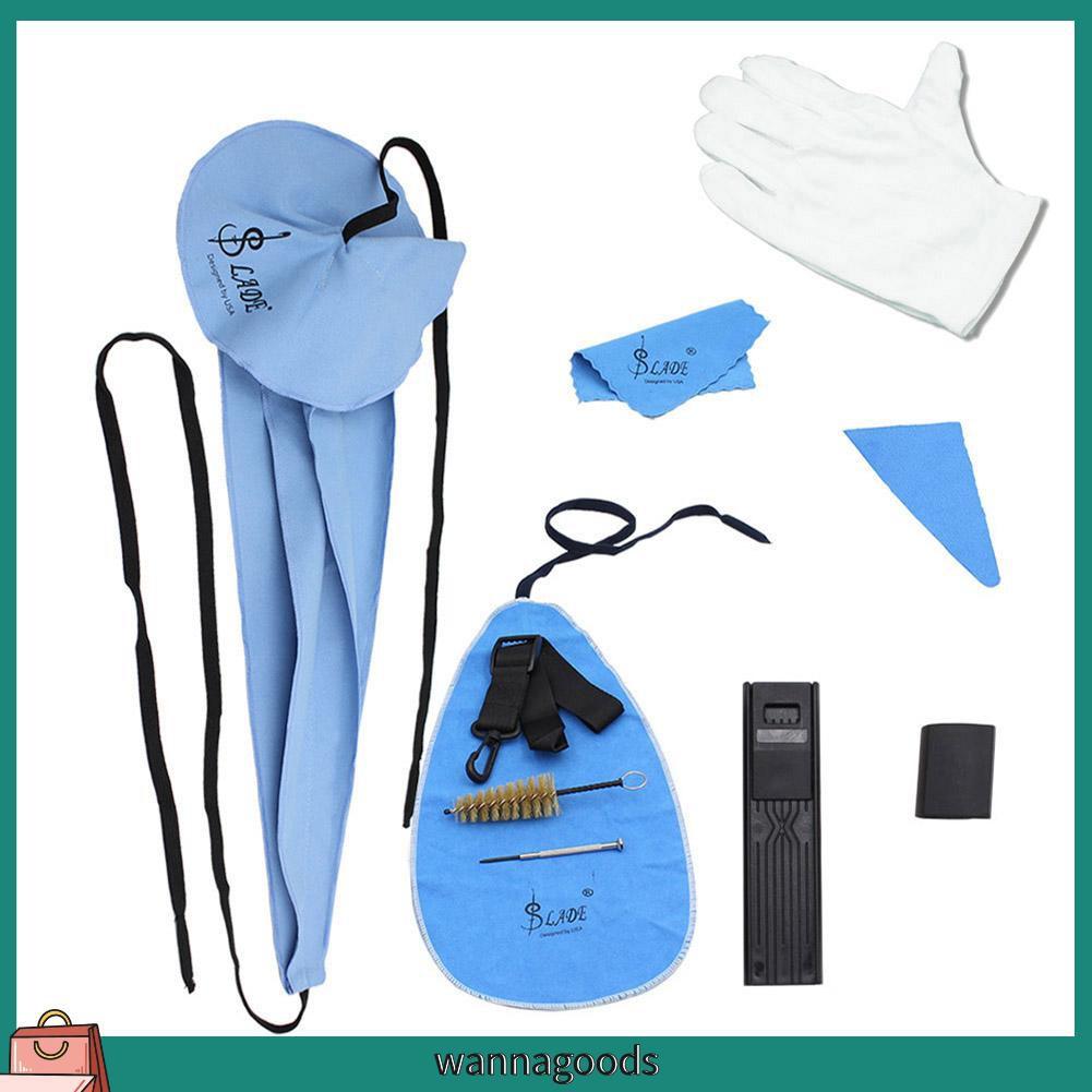 Set 10 Dụng Cụ Vệ Sinh Kèn Saxophone Chuyên Dụng