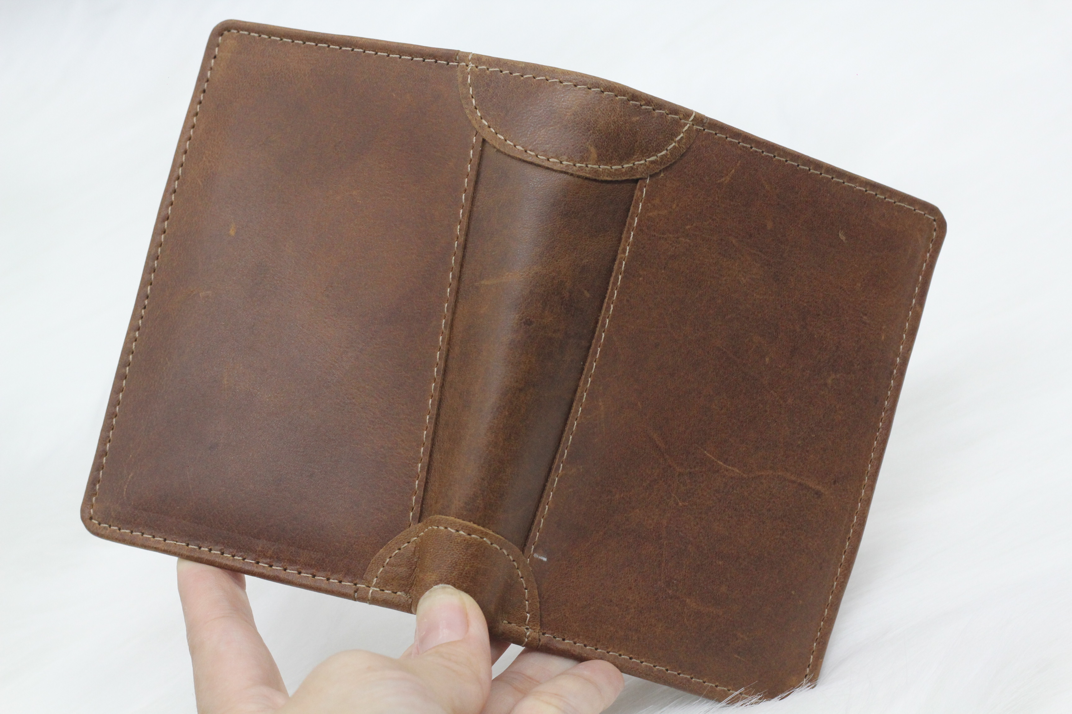 Ví Nam Da Bò Sáp Cao Cấp Dáng Đứng Songhan Leather – Trẻ Trung, Năng Động