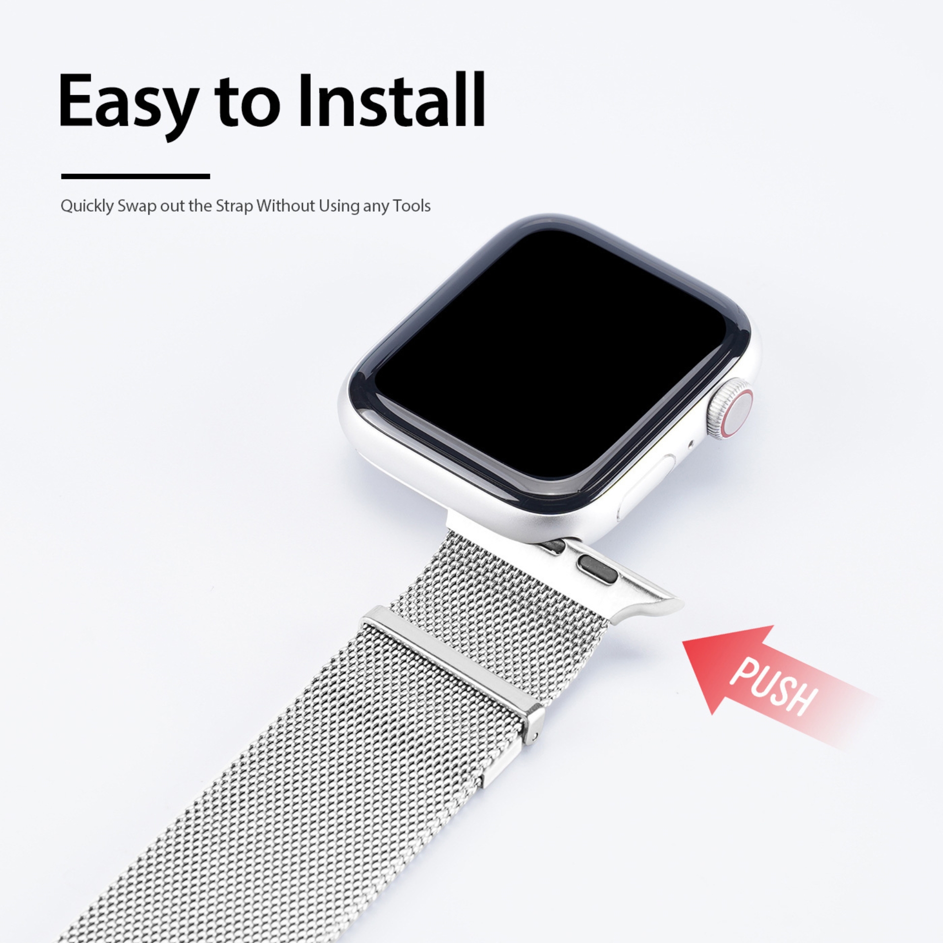 Dây Đeo Thép Thay Thế Dành Cho Apple Watch Ultra / Apple Watch Series 1-8/SE/SE 2022, Dux Ducis Milanese Series - Hàng chính hãng