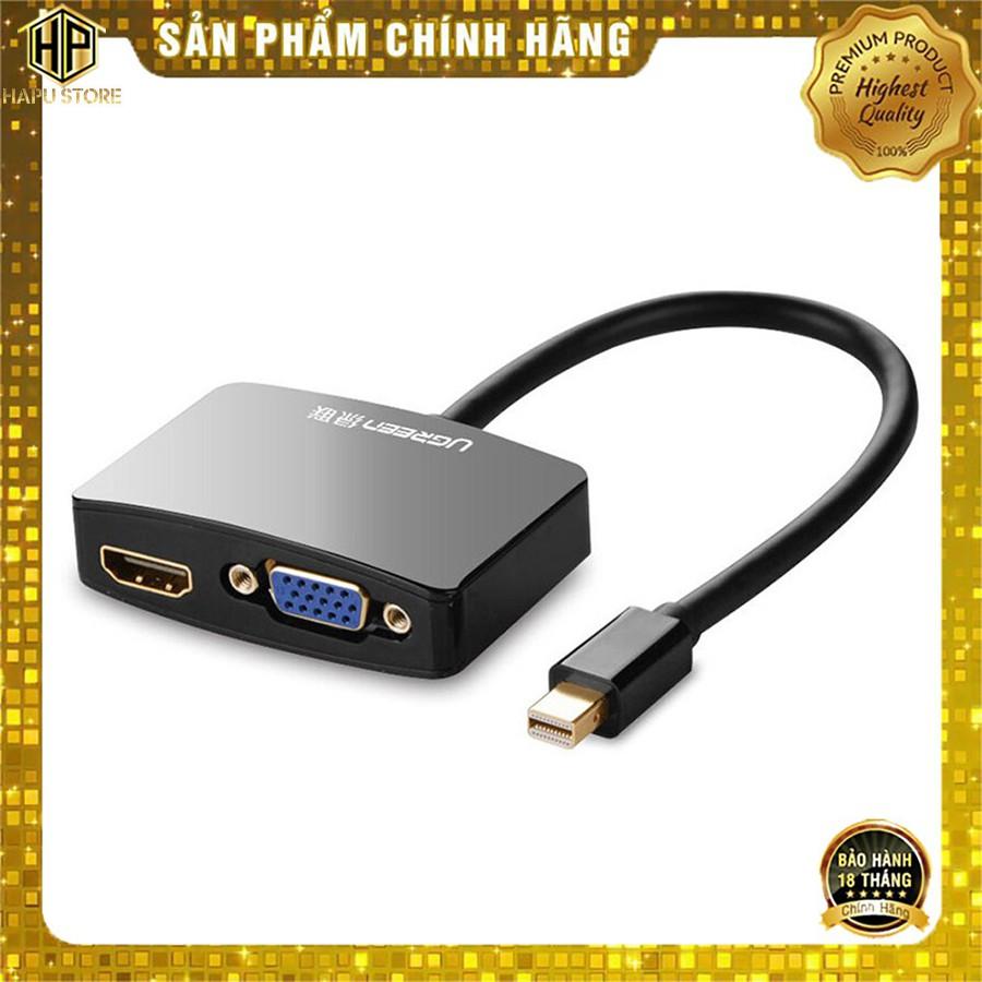 Cáp chuyển Mini Displayport sang HDMI - VGA Ugreen 10439 chính hãng - Hàng Chính Hãng