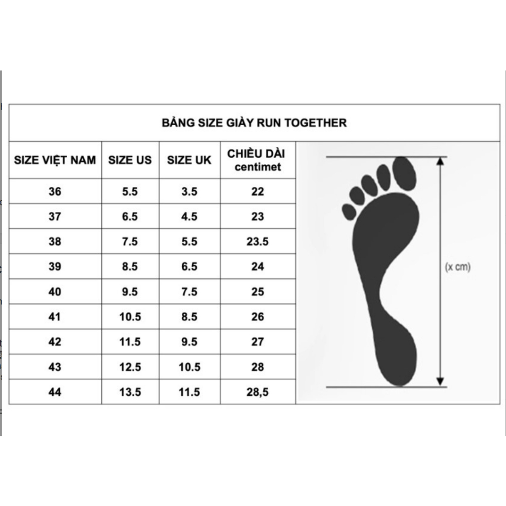 Giày Sneaker Thể Thao Thời Trang - Run Together RT05 - Màu: Trắng - Xám - Xanh