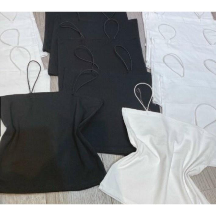 M184. Áo 2 dây cotton nữ dáng dài, áo nữ kiểu hai dây đẹp sang chảnh