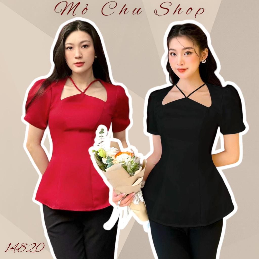 ÁO TAY PHỒNG DÂY CỔ YẾM