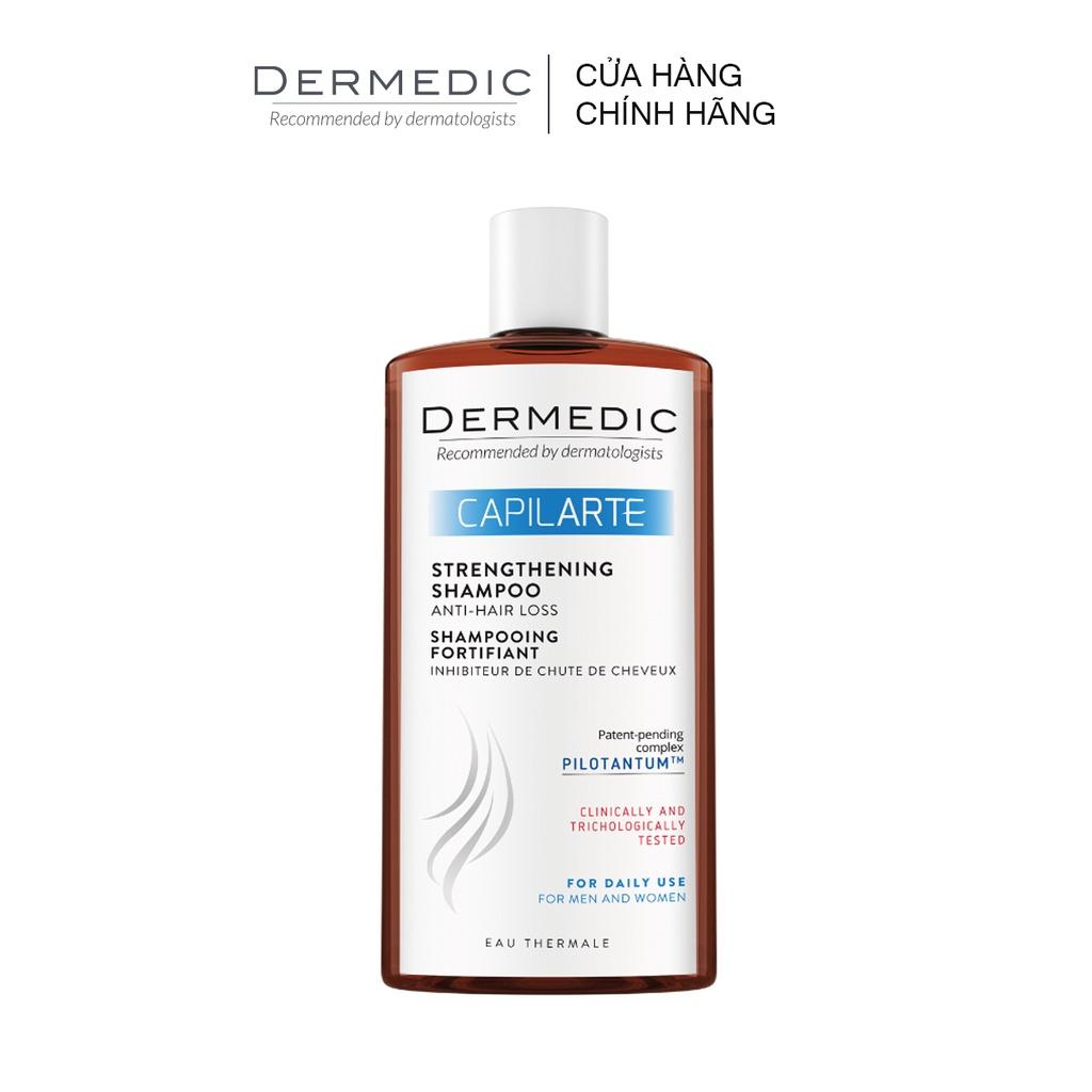 Dầu gội ngăn rụng tóc Dermedic Capilarte Strengthening Shampoo Anti Hair Loss 300ml