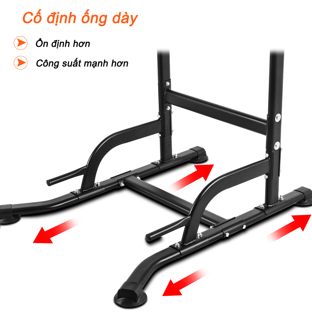 OneTwoFit Bộ xà đơn xà kép Fitness Pull up Bar Push Up-Weight OT084 có thể điều chỉnh chiều cao