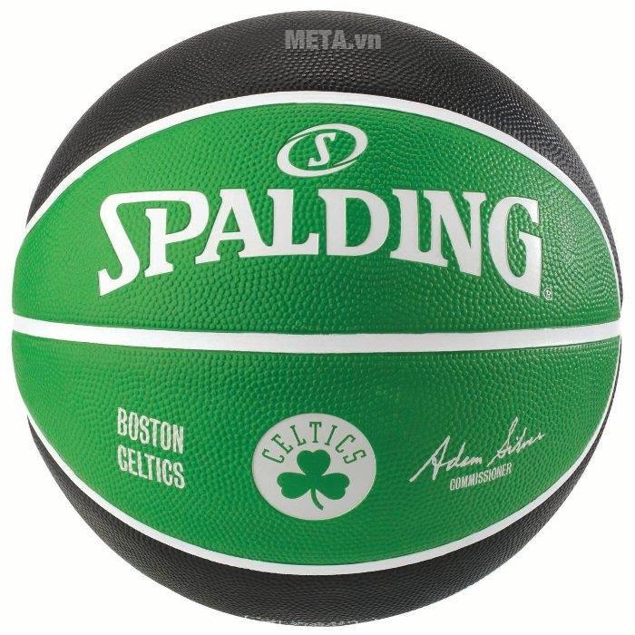 Bóng rổ Spalding NBA Team Boston Celtics (83-505Z)- Outdoor size 7- Tặng kim bơm bóng và túi lưới đựng bóng