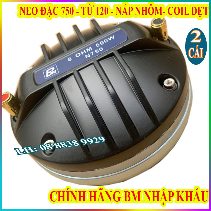 2 CỦ LOA TREBLE BM TỪ NEO 750 COIL DẸT CAO CẤP HÀNG NHẬP KHẨU - GIÁ 2 CHIẾC