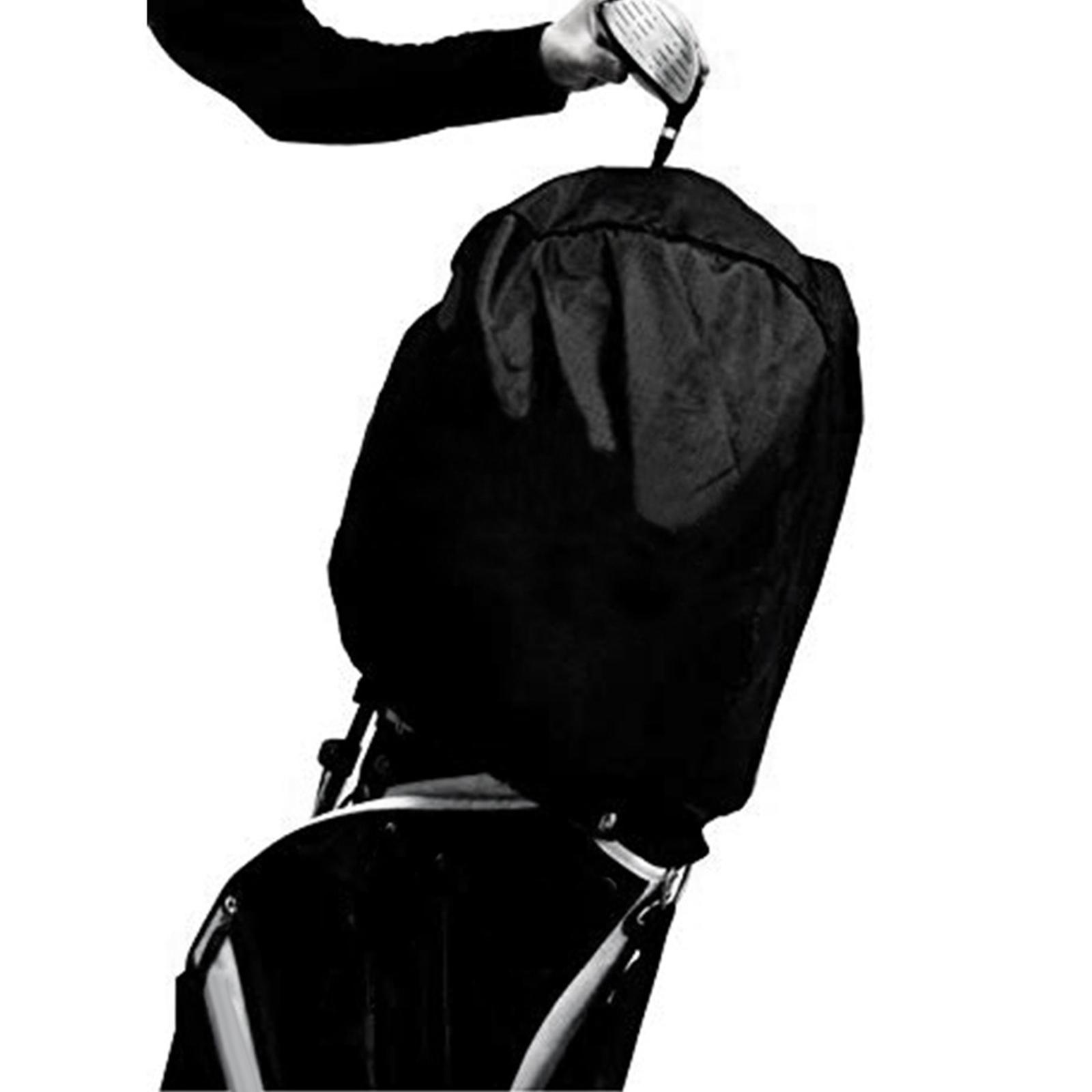 Lightweight Golf Bag Rain Cover Accessories Rain capes black Storage Bag