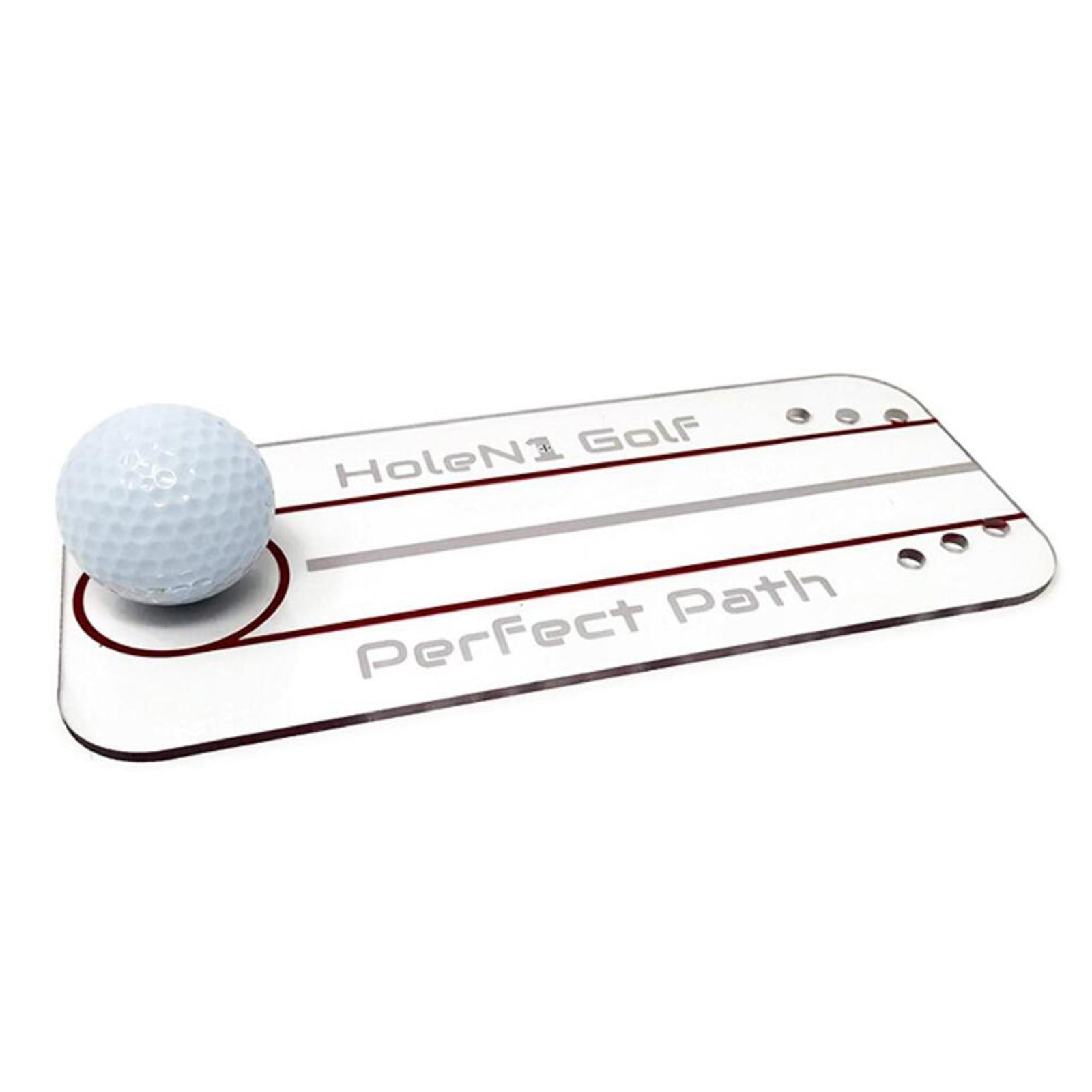 Golf Putting Aid Alignment Swing Trainer Straight Hitting Tool