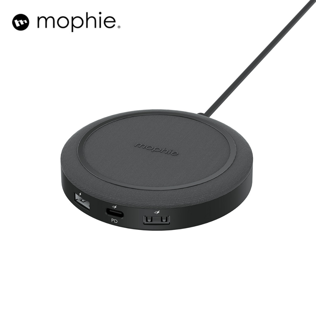 Bộ Hub sạc đa năng Mophie Universal - Black - Hàng chính hãng