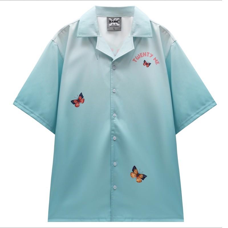 Áo sơ mi thiết kế - tay ngắn Flamingo shirt XXME