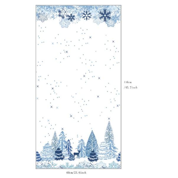 Decal Dán Kính Cao Cấp - Rừng Núi Tuyết Băng Gía