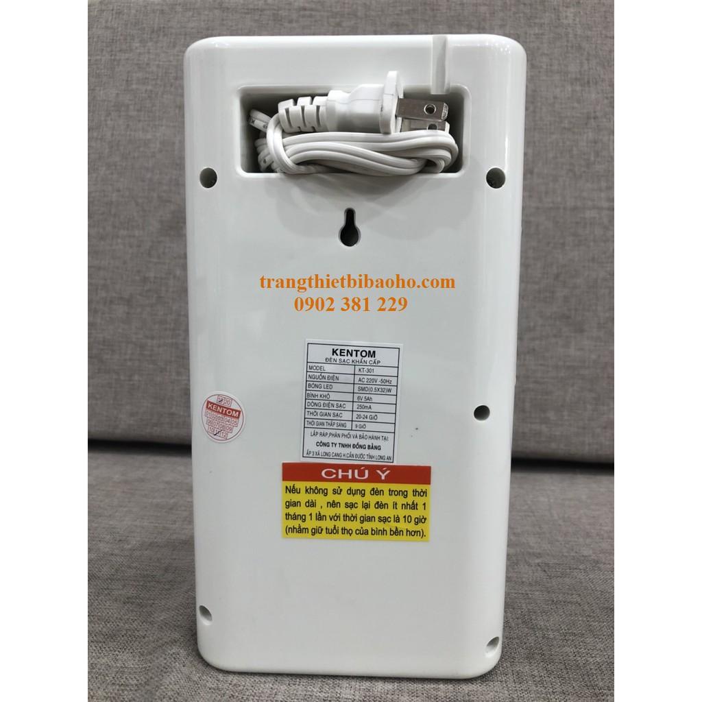 Đèn sạc khẩn cấp Kentom KT-301 - hình thật