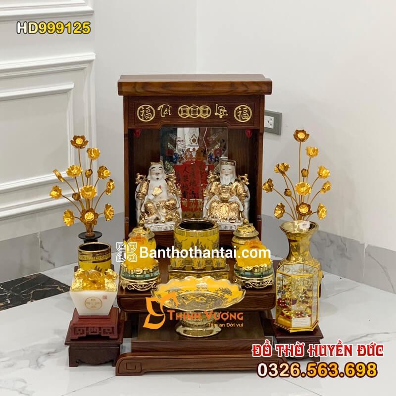 Bộ bàn thờ Thần Tài Hiện đại Kim sa HD999125