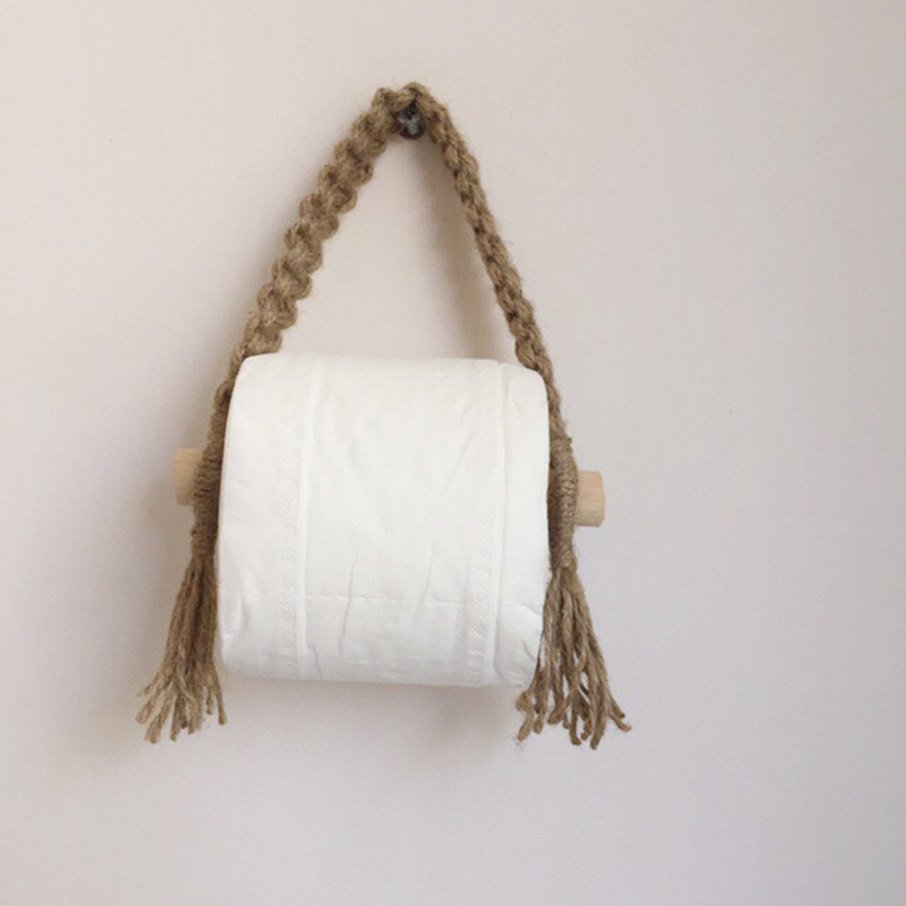 Treo Giấy Vệ Sinh Dây Thừng Tự Nhiên Handmade