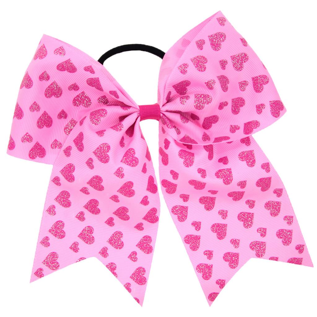 8 Inch Large Colorful Bow Hairpin Girls Bows With Rope Hair Bows U Pick