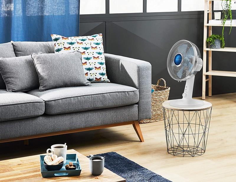 Quạt Bàn Rowenta VU2730 Turbo Silence Fan Extreme, Công Suất Mạnh, Không Ồn, Nhập Đức