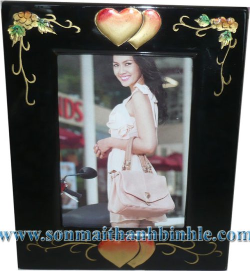 Khung hình sơn mài khảm ốc cao cấp