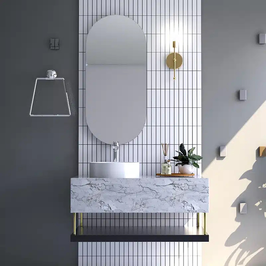 Lavabo đặt bàn Viglacera CM02 cao cấp, men sứ Nano sáng bóng, công nghệ Ý kháng khuẩn dễ vệ sinh - Hoa Sen Home - Hàng chính hãng
