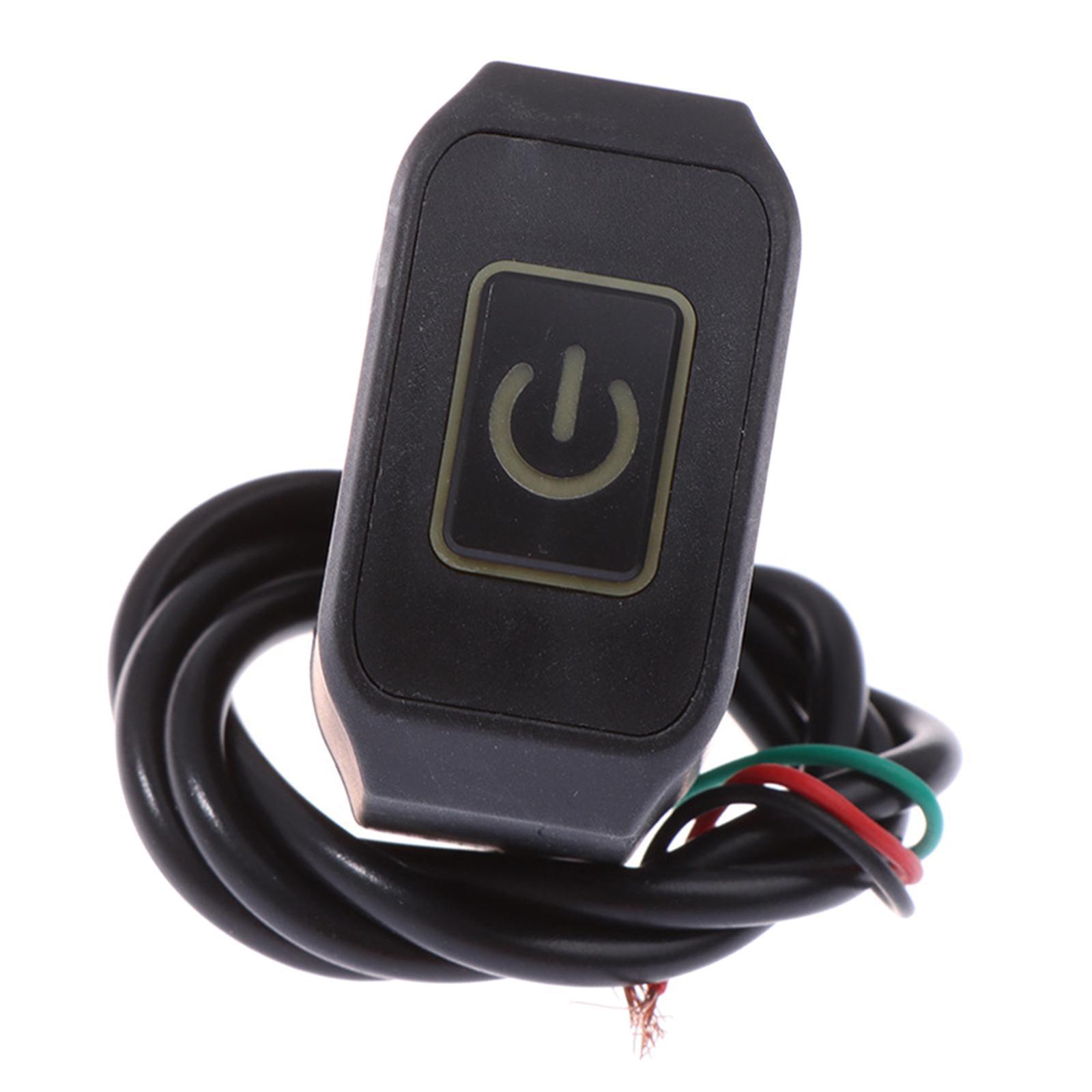 Motorbike Switch Handlebar Mount Modified Red Light