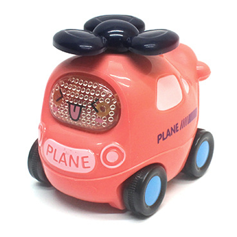 Xe ô tô đồ chơi cho bé KAVY NO.8807 chạy đà quán tính mô tả xe cảnh sát, cứu hỏa, taxi, bus đẹp dễ thương - Xe máy bay