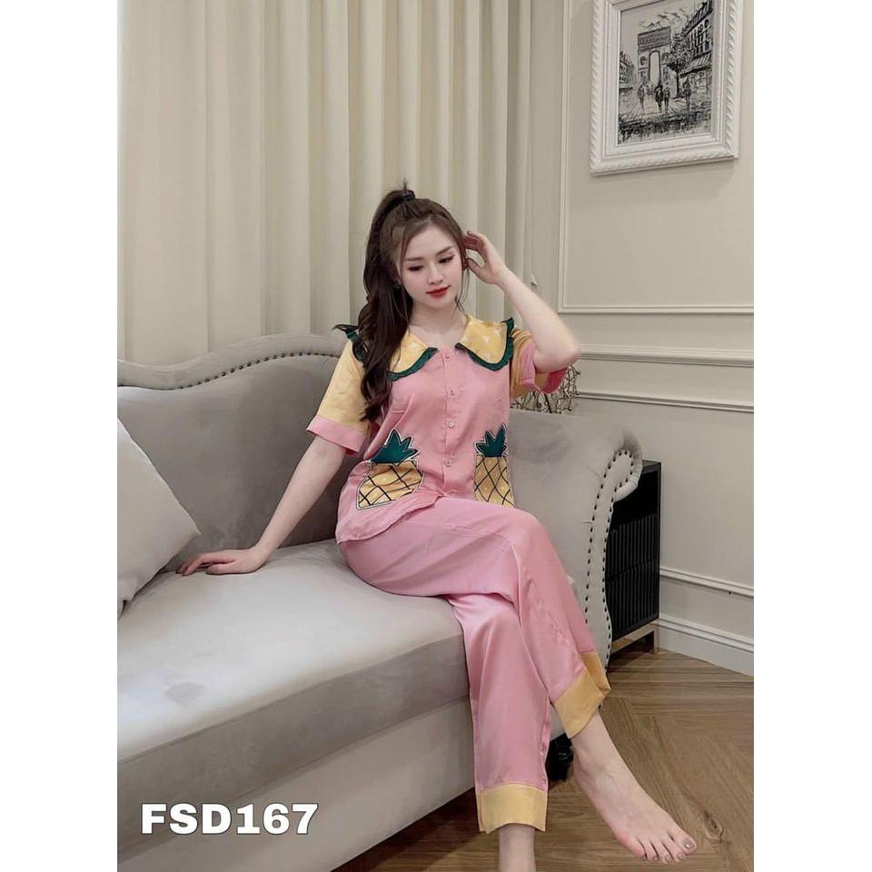 Bộ cộc tay quần dài tiểu thư xinh đẹp ở nhà cũng như ra đường