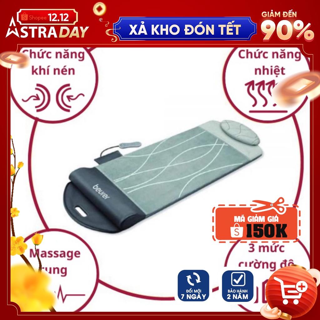 Thảm massage yoga Beurer MG280 giúp thư giãn đẩy lùi căng cơ. Đệm massage có 7 luồng khí giúp bạn mass