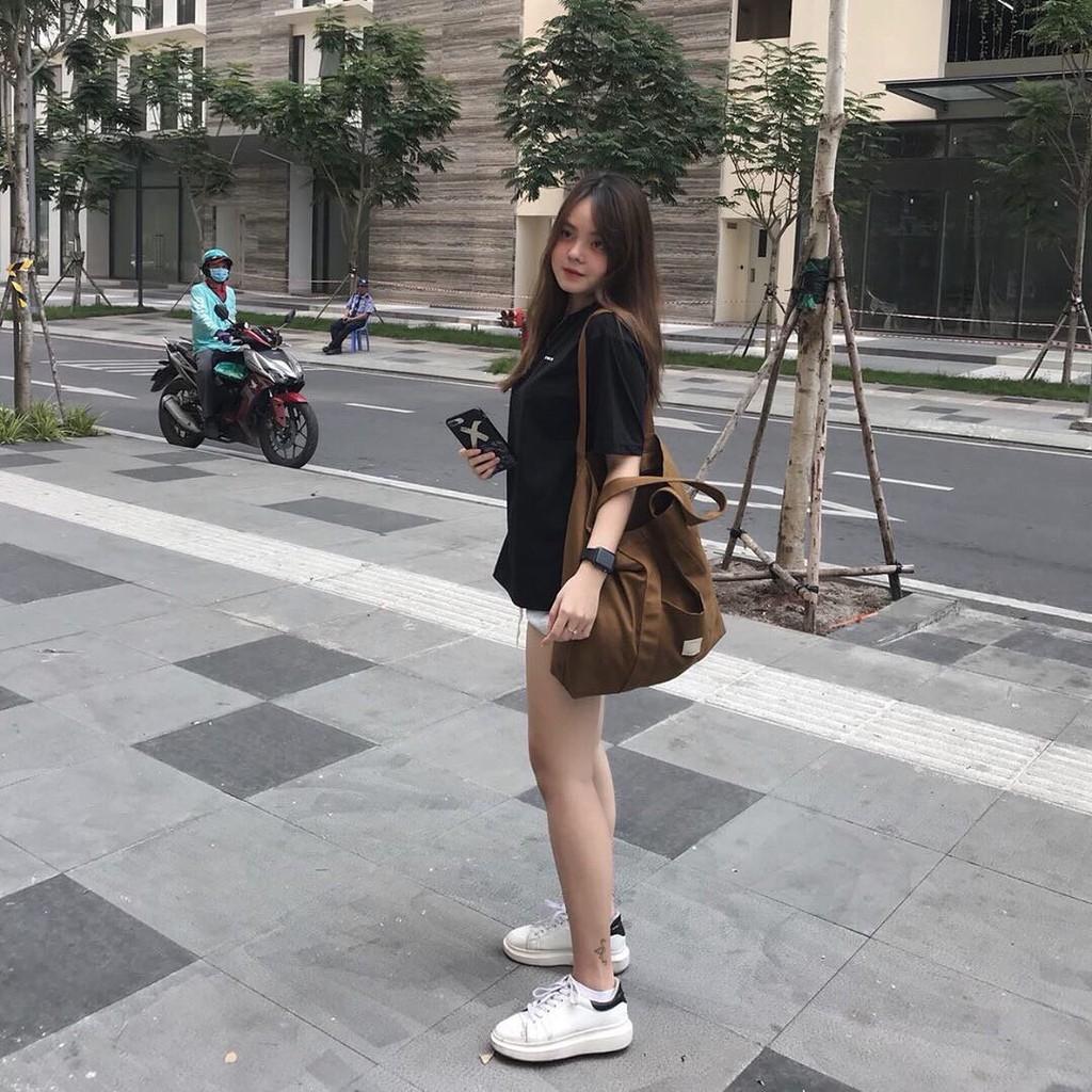 Áo thun nữ BLACKDOKI-Another basic , áo phông oversize tay lỡ dáng rộng cá tính M56