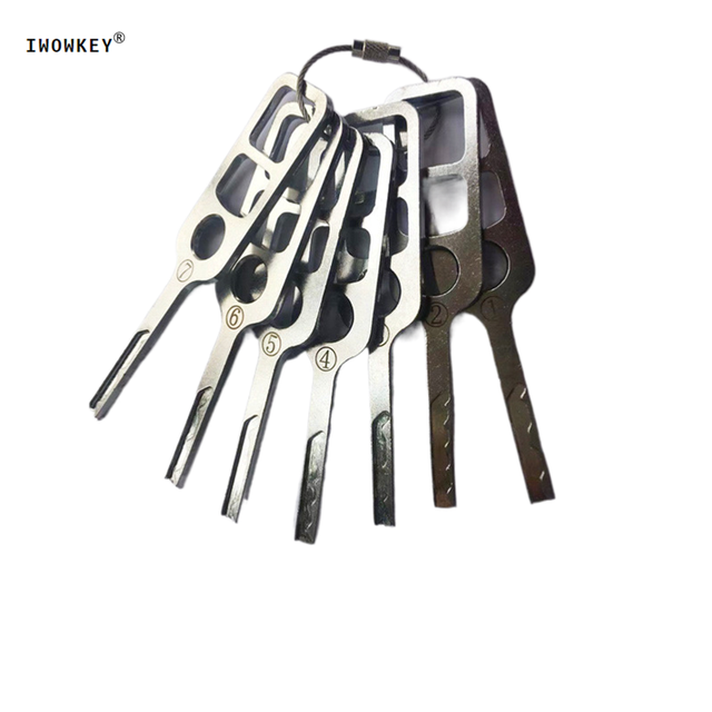 7pcs/lôHu66vìVolkswagenHu66Xe hơiCửaKhóaKhai mạcvớiThẳngXử lýTự độngThợ khóaCông cụ