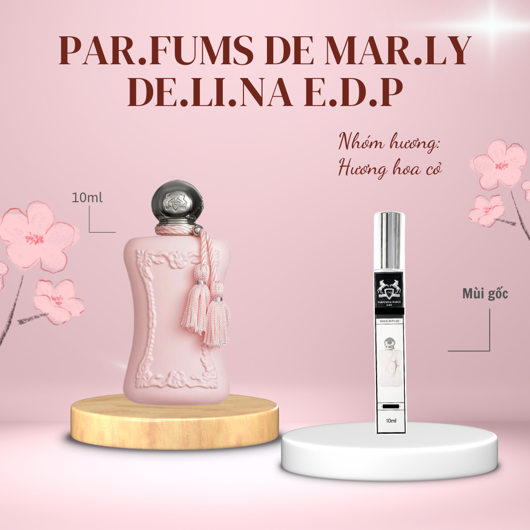 Tinh dầu nước hoa dạng xịt De.li.na quyến rũ, lôi cuốn 10ml (mùi nữ)