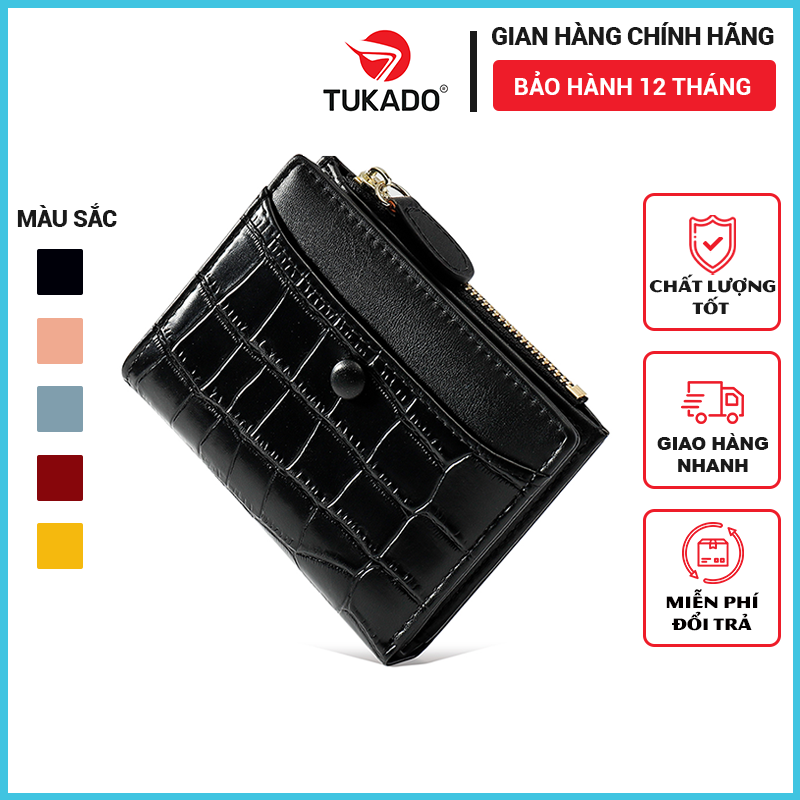 Ví nữ ngắn mini thời trang chính hãng TAOMICMIC nhỏ gọn nhiều ngăn da cao cấp cực đẹp giá rẻ TM09