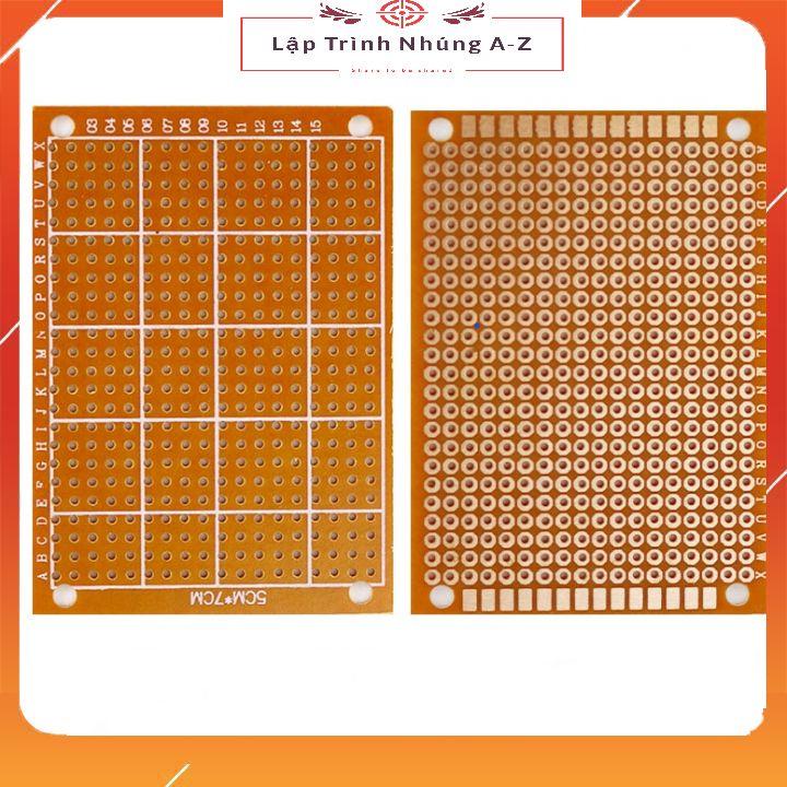 [Lập Trình Nhúng A-Z][G10] Bảng Mạch Đục Lỗ PCB 5*7Cm