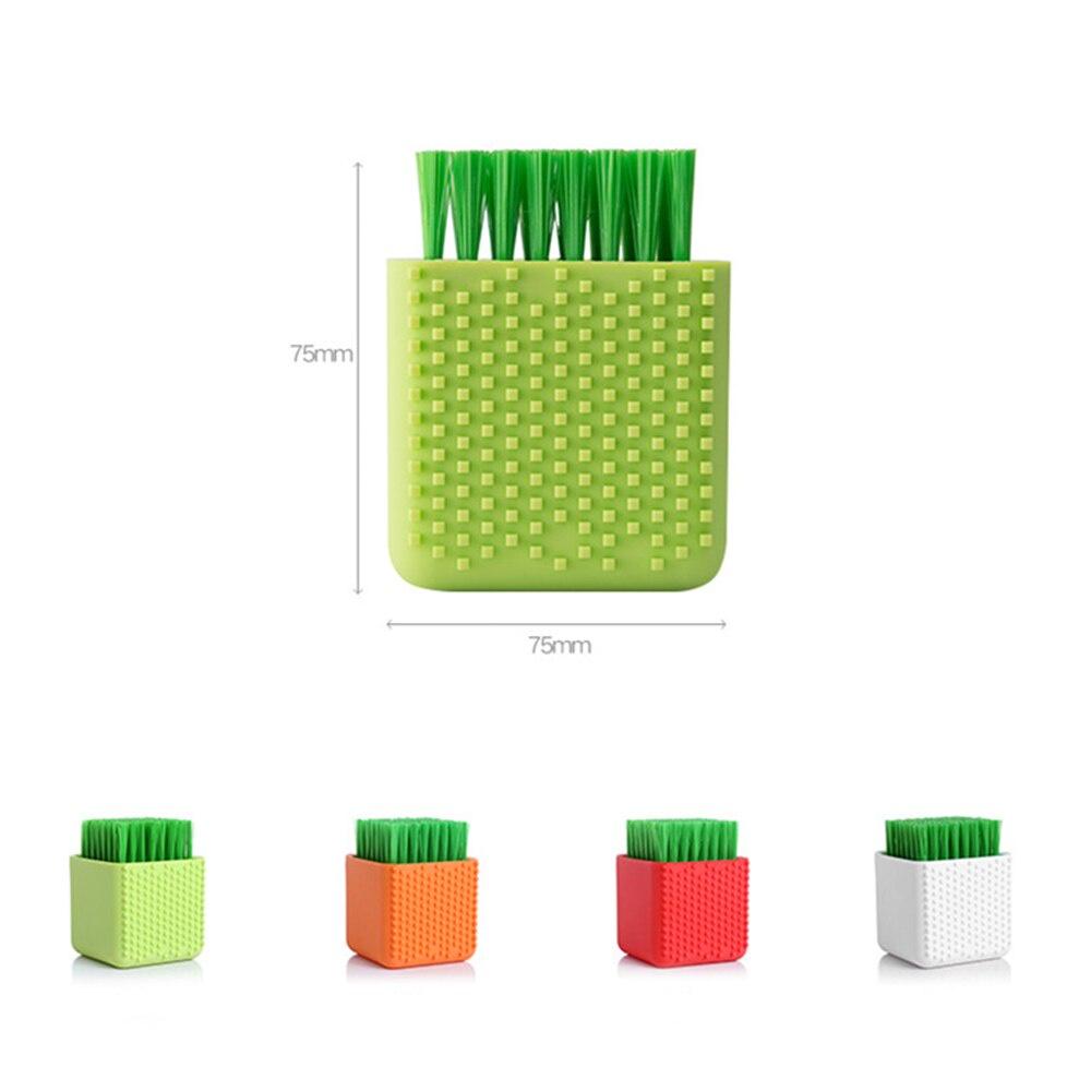 Bàn chải giặt đa chức năng chất liệu silicone mềm mại làm sạch giày Bàn chải đồ lót quần áo.