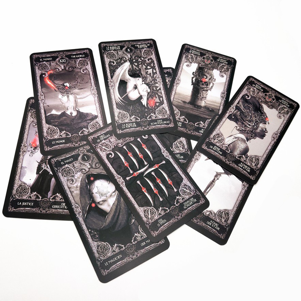 Bộ Bài Tarot XIII Dark Tarot 78 Lá Bài Tặng Đá Thanh Tẩy