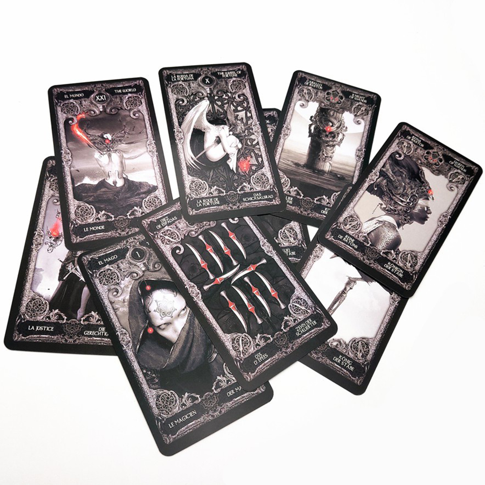 [Size Gốc] Bộ Bài Tarot XIII Dark Tarot 78 Lá Bài Tặng Đá Thanh Tẩy