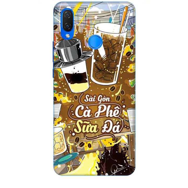 Ốp lưng dành cho điện thoại HUAWEI NOVA 3I Hình Sài Gòn Cafe Sữa Đá - Hàng chính hãng