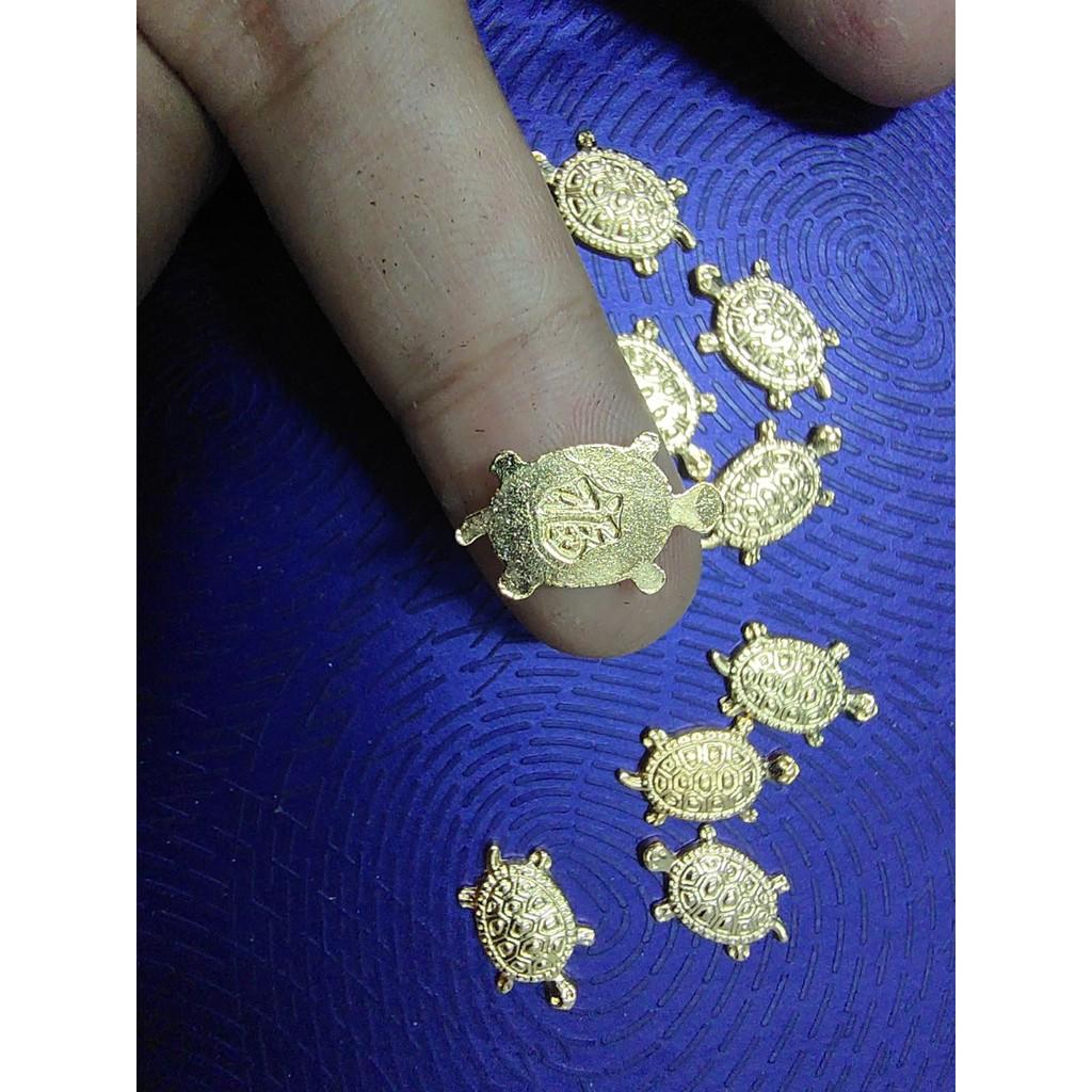 Combo 10 rùa Cầu tài lộc Rùa Vàng May Mắn Phong Thuỷ bỏ ví, hóa giải sát tinh, mang lại may mắn, trường thọ