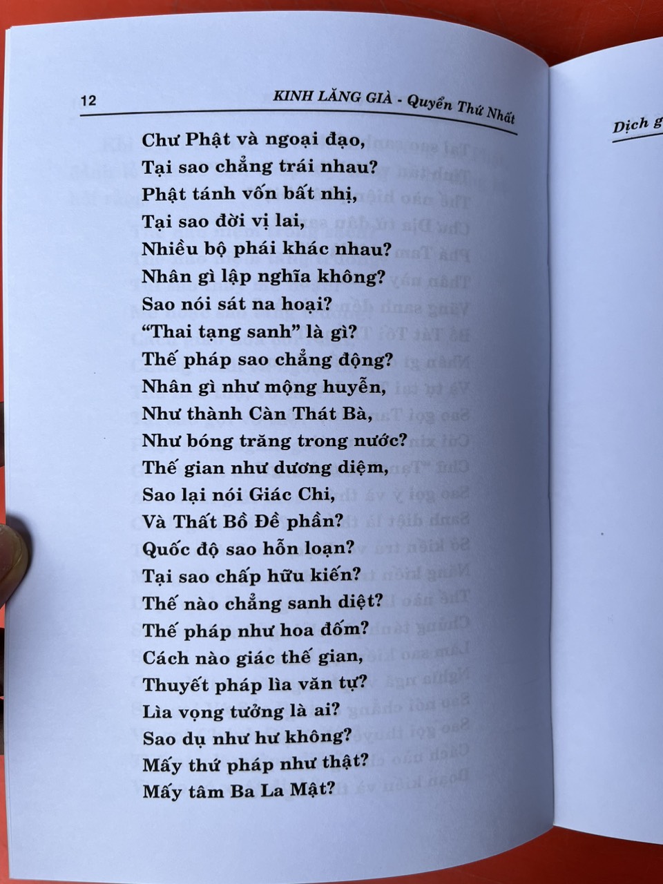 Kinh lăng già  - bìa trắng
