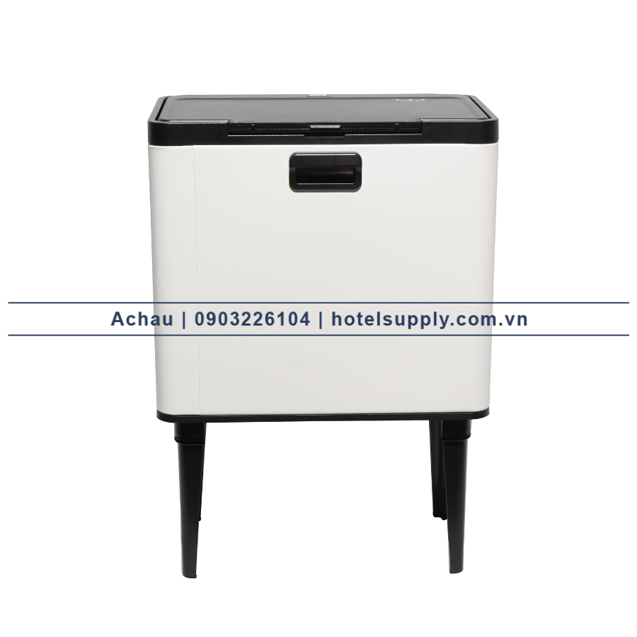 THÙNG RÁC PHÂN LOẠI 3 NGĂN EKO LUXURY BIN, 9L + 9L + 9L