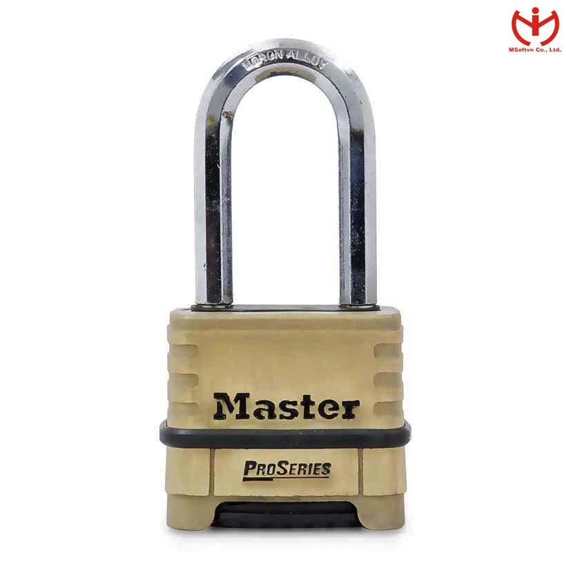 Ổ khóa số càng dài Master Lock 1175 DLH thân đồng 57mm càng dài 52mm dòng ProSeries - MSOFT