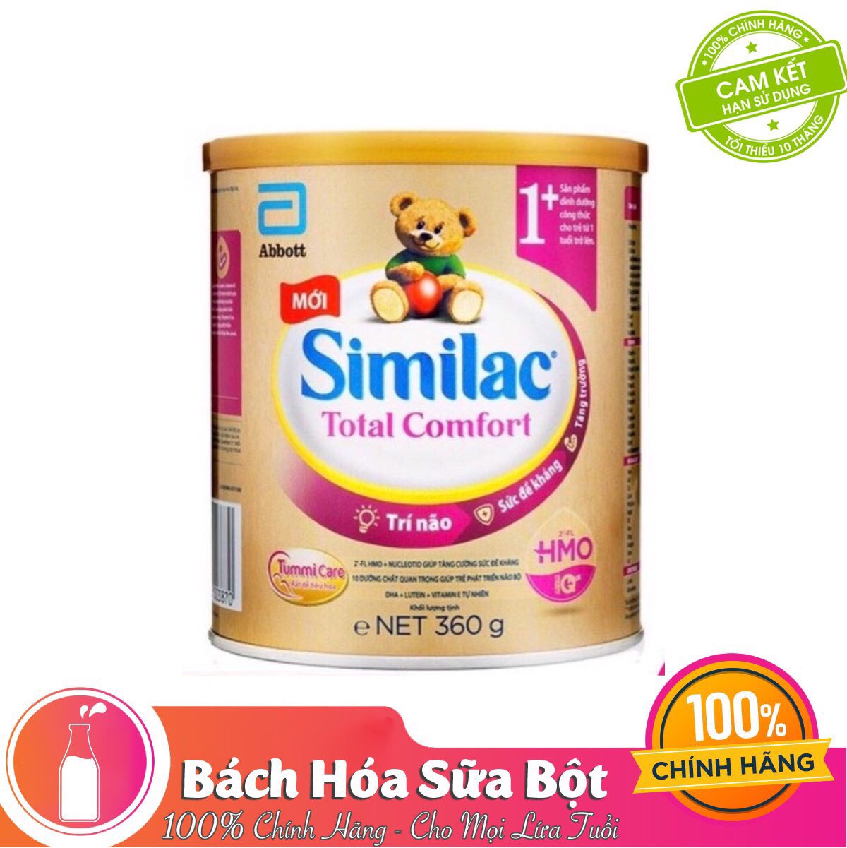 4 Hộp Sữa Bột Similac Total Comfort 1+ (360g)