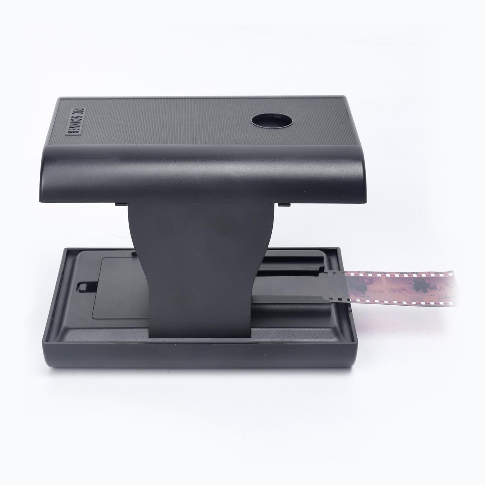 TON169 Mobile Film and Slide Scanner for 35 Negatives and Slides with LED Backlight Free APP Foldable Novelty Scanner