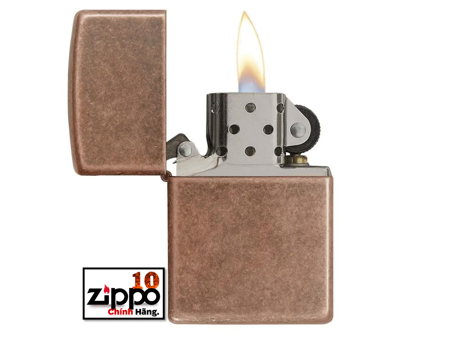 Bật lửa Zippo 301FB Classic Antique Copper - Chính hãng 100%