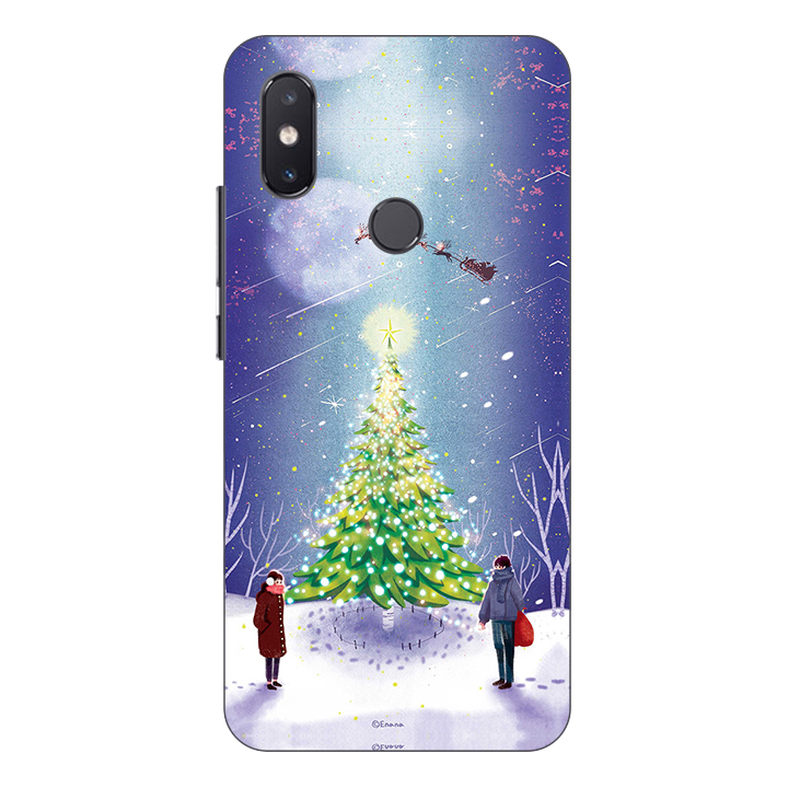 Ốp lưng điện thoại Xiaomi Mi 8 SE hình Mùa Đông Tình Yêu - Hàng chính hãng