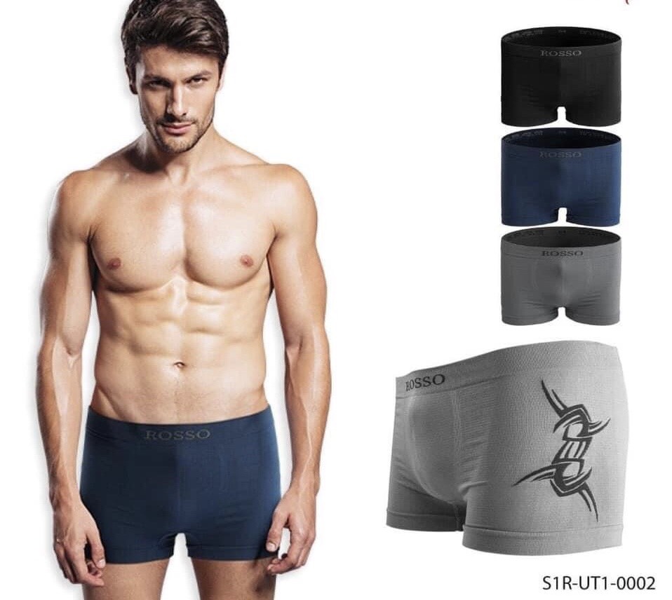 COMBO 4 QUẦN LÓT BOXER NAM ROSSO 0002 - UNDERWEAR MÀU NGẪU NHIÊN