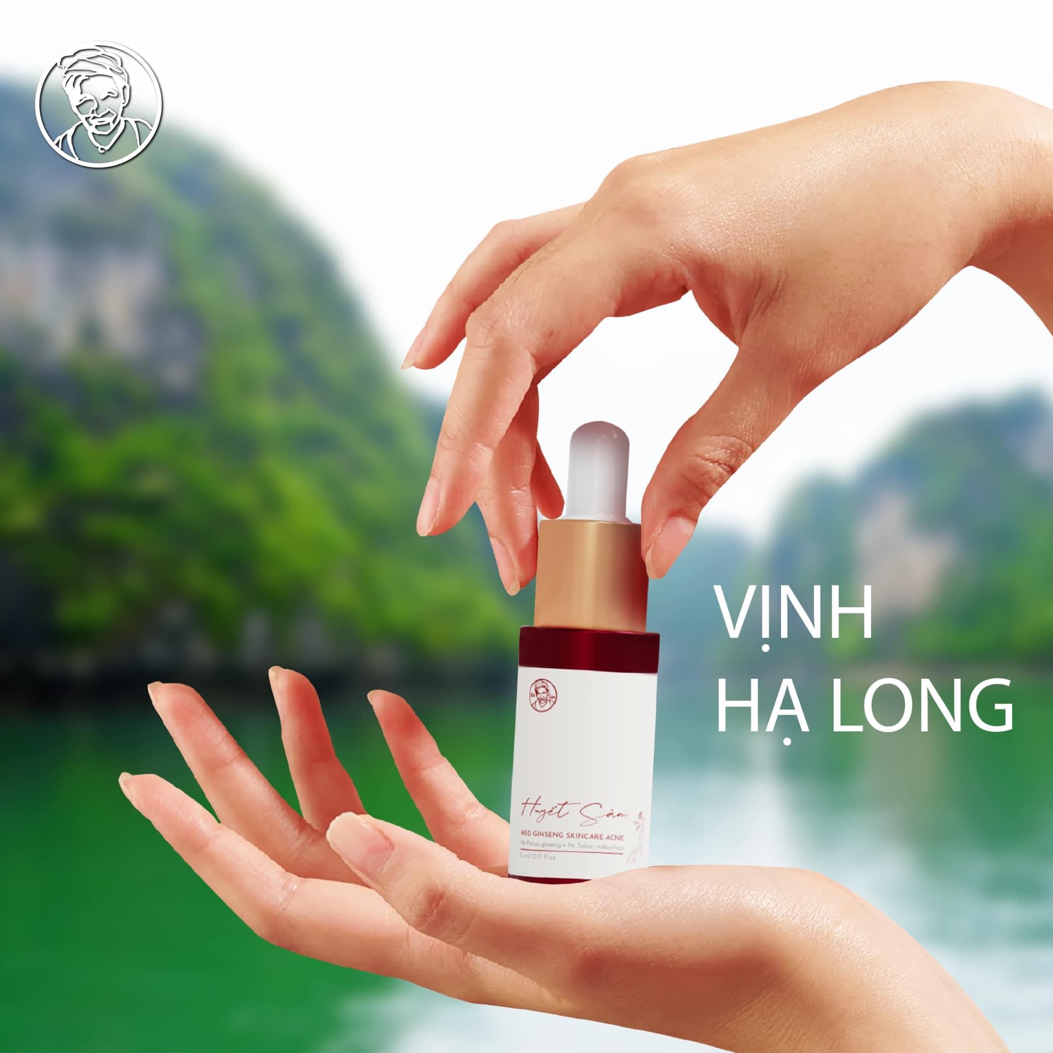 Serum Bà Lão Huyết Sâm - RED GINSENG SKIN CARE ACNE giúp ngừa mụn, phục hồi da, mờ thâm sẹo, tàn nhang, đồi mồi, chống nhăn, mịn da