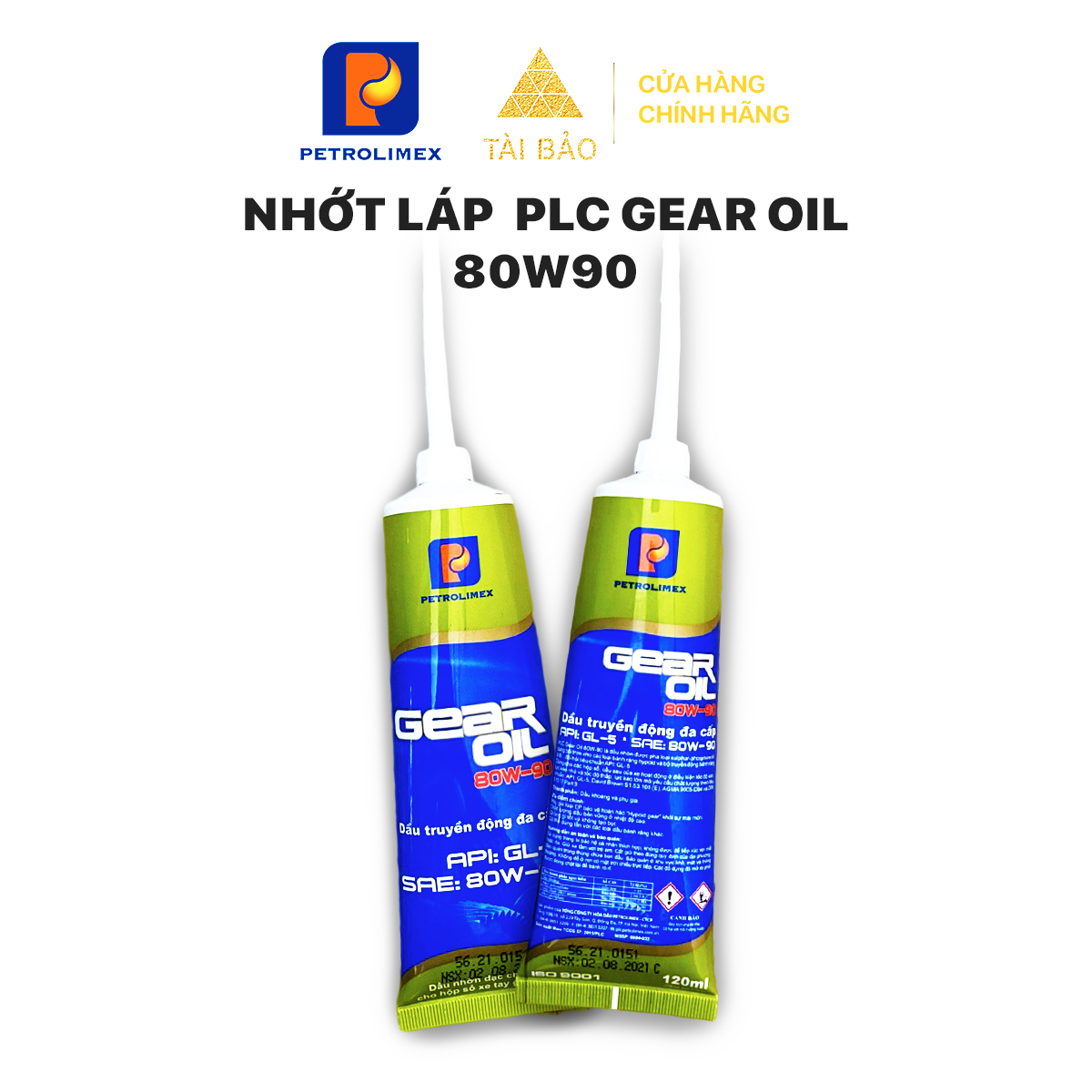 Nhớt láp Petrolimex PLC Gear Oil 80W90 (120ml) - Chính hãng