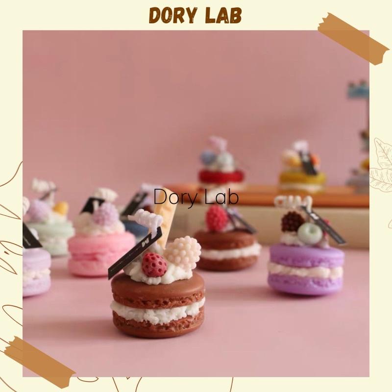 Nến Thơm Bánh Macaron Nhiều Màu Sắc Size 5x4cm Handmade - Dory Lab