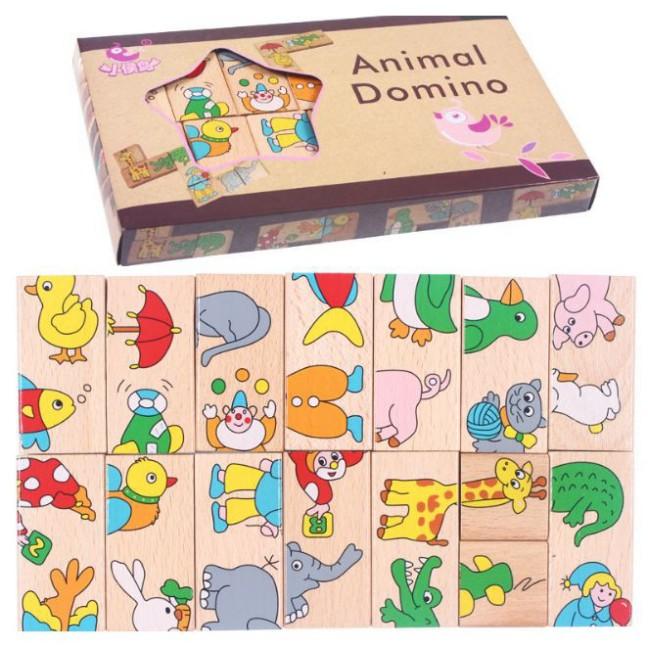 BỘ DOMINO ANIMAL - NỐI ĐUÔI CON VẬT (1184DDV)